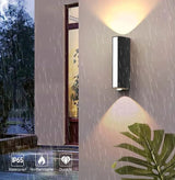 Dual-Beam Waterproof Wall Light