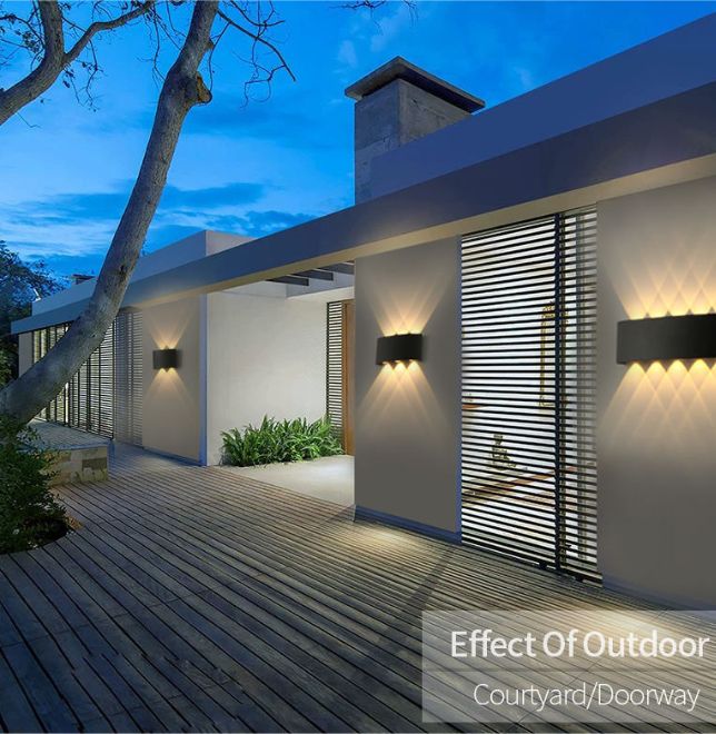 AeroGlow Multi-Beam LED Wall Light