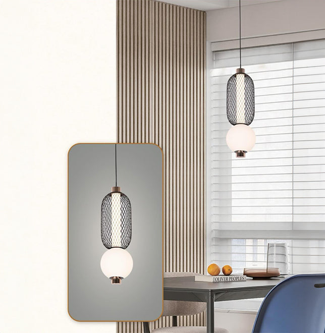 Nero Mesh Pendant Light