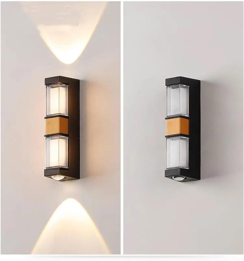 Sleek Tube Up & Down LED Outdoor Wall Light