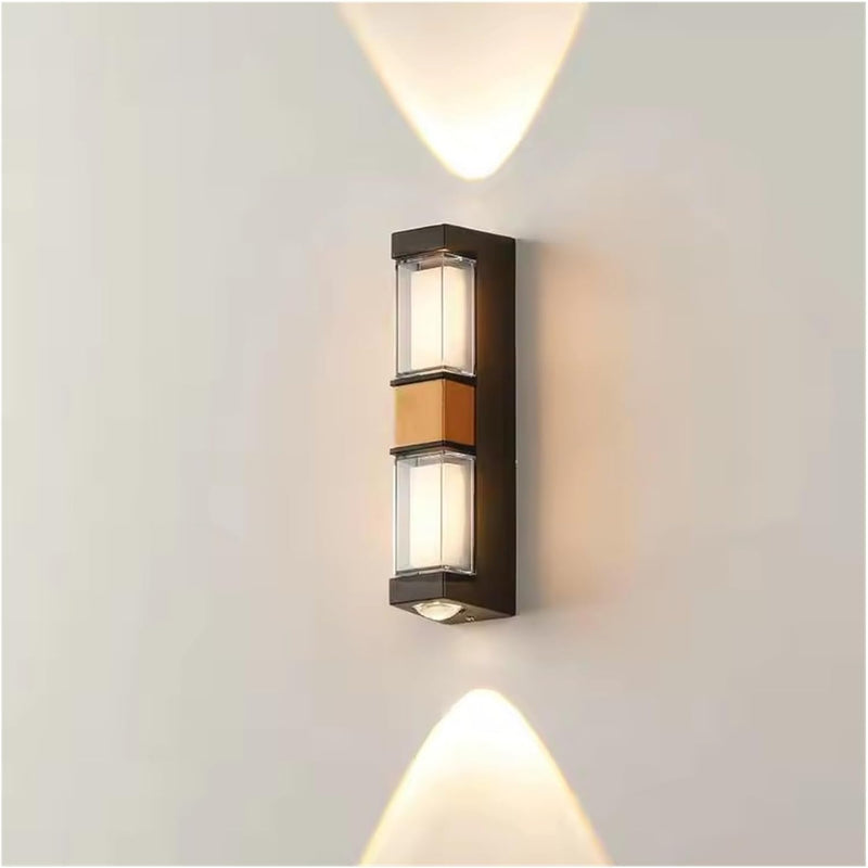 Sleek Tube Up & Down LED Outdoor Wall Light