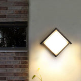 Geometric Frame LED Outdoor Wall Light