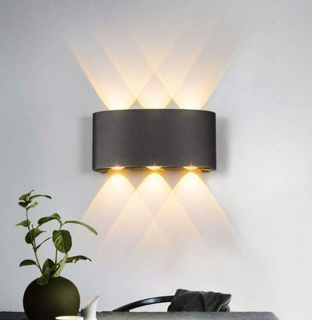AeroGlow Multi-Beam LED Wall Light