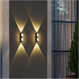 Sleek Tube Up & Down LED Outdoor Wall Light