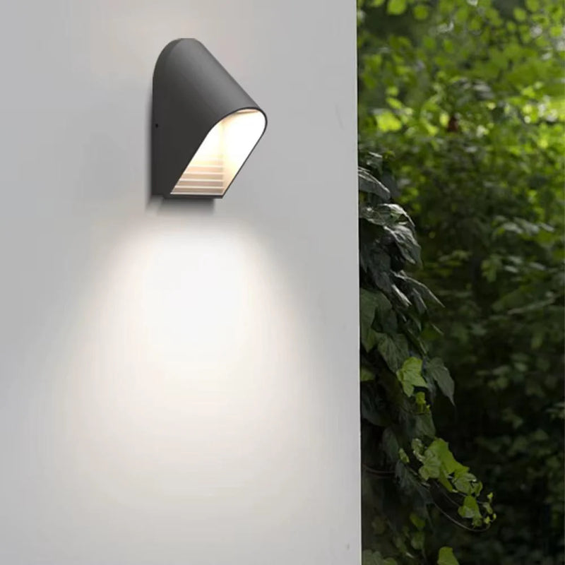 Circular Halo LED Outdoor Wall Light