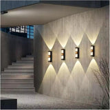 Sleek Tube Up & Down LED Outdoor Wall Light