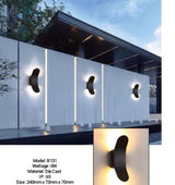 Clip-Shaped Up & Down LED Outdoor Wall Light
