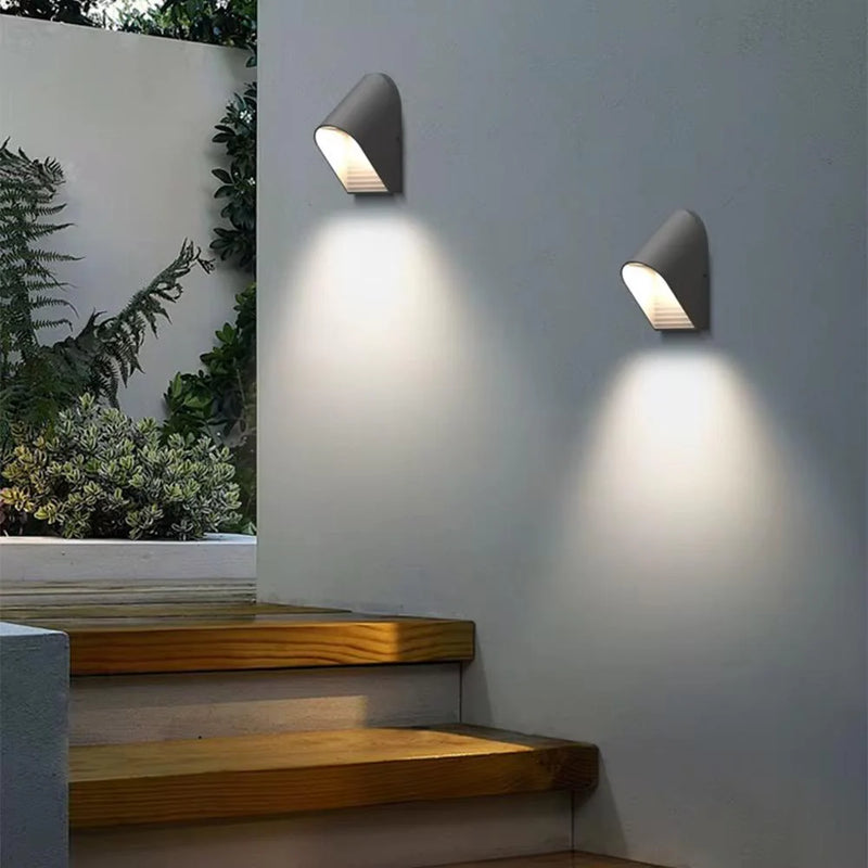 Circular Halo LED Outdoor Wall Light