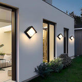 Geometric Frame LED Outdoor Wall Light