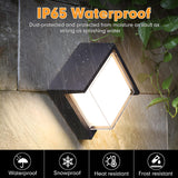 Geometric Frame LED Outdoor Wall Light