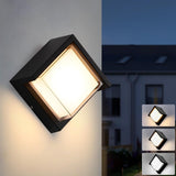 Geometric Frame LED Outdoor Wall Light