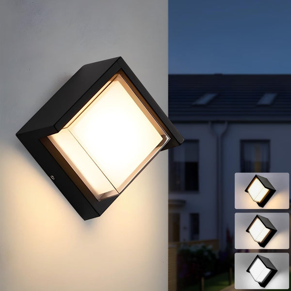 Geometric Frame LED Outdoor Wall Light